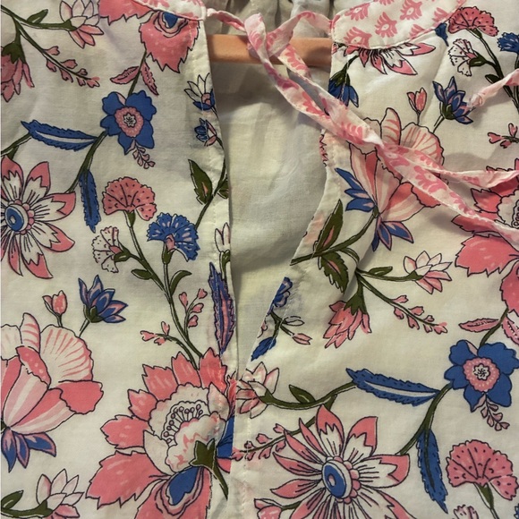 Vineyard Yards (Martha’s) Pink Blue Floral Maxi Dress (XL) Excellent Condition - Picture 4 of 7